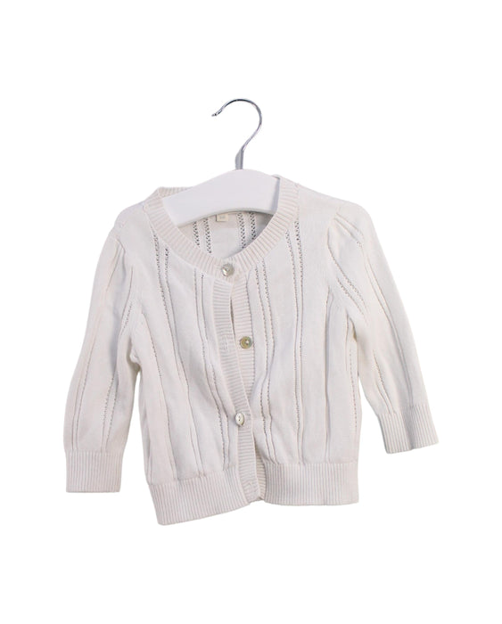 A White Cardigans from Nicholas & Bears in size 12-18M for girl. (Front View)
