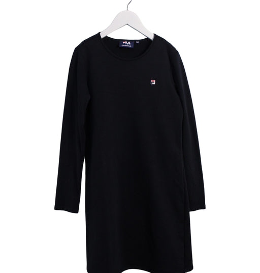 A Black Sweater Dresses from Fila in size 11Y for girl. (Front View)