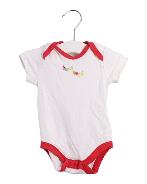 A White Short Sleeve Bodysuits from Mamas & Papas in size 0-3M for boy. (Front View)