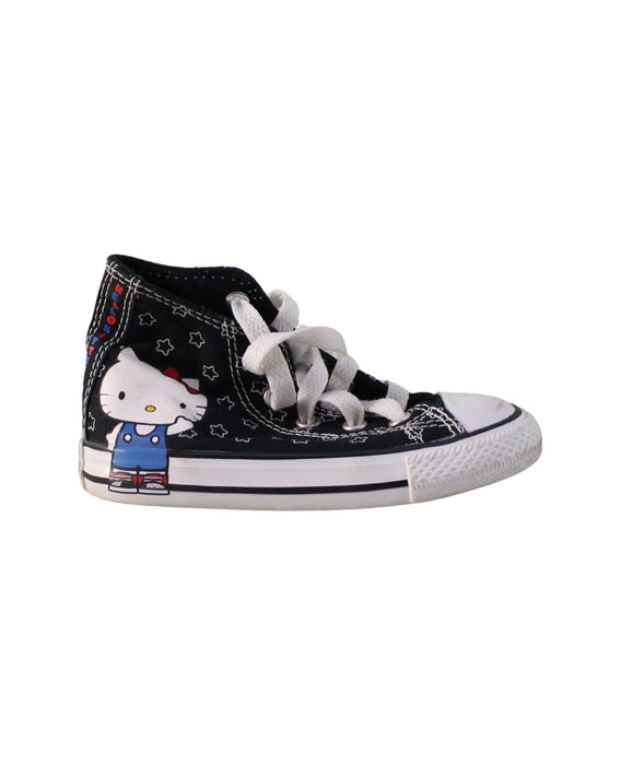 A Black Sneakers from Converse in size 18-24M for girl. (Back View)