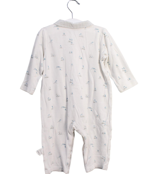 A White Long Sleeve Jumpsuits from Tartine et Chocolat in size 12-18M for girl. (Back View)