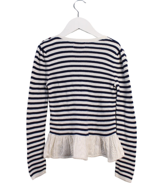 A Navy Knit Sweaters from Polo Ralph Lauren in size 6T for girl. (Back View)