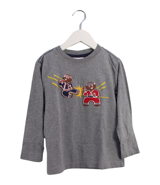 A Grey Long Sleeve Tops from Hanna Andersson in size 2T for boy. (Front View)