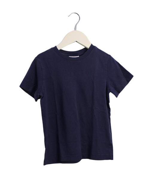 A Navy Short Sleeve T Shirts from Hanna Andersson in size 2T for boy. (Front View)