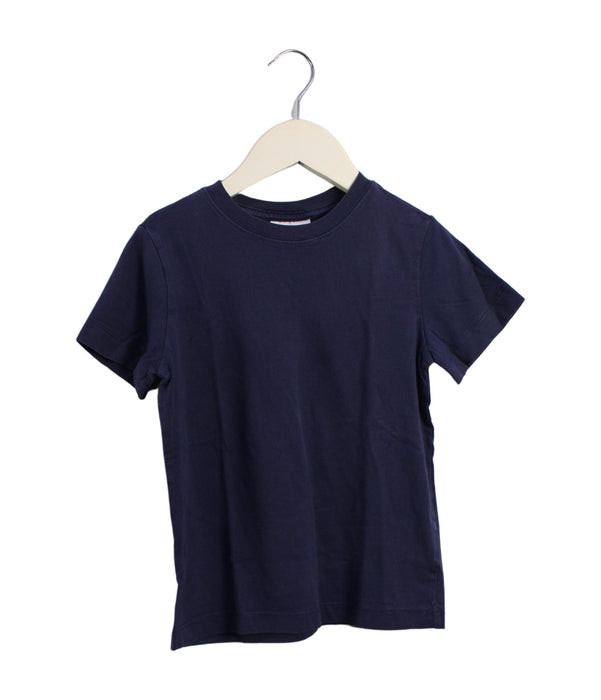 A Navy Short Sleeve T Shirts from Hanna Andersson in size 2T for boy. (Front View)