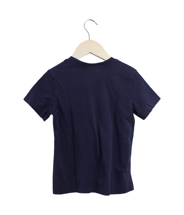 A Navy Short Sleeve T Shirts from Hanna Andersson in size 2T for boy. (Back View)