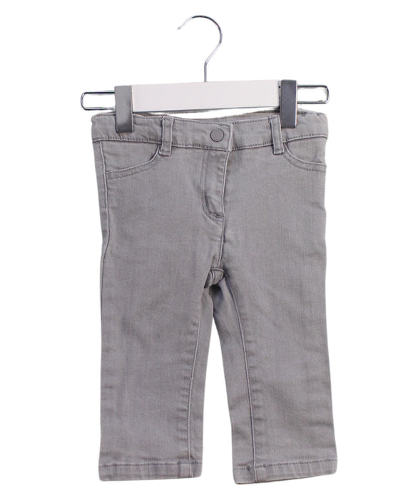 A Grey Casual Pants from Jacadi in size 6-12M for boy. (Front View)