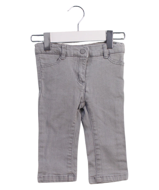 A Grey Casual Pants from Jacadi in size 6-12M for boy. (Front View)