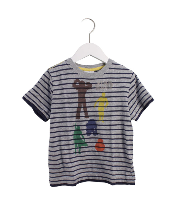 A Grey Short Sleeve T Shirts from Hanna Andersson in size 3T for boy. (Front View)