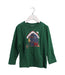 A Green Long Sleeve Tops from Hanna Andersson in size 4T for boy. (Front View)