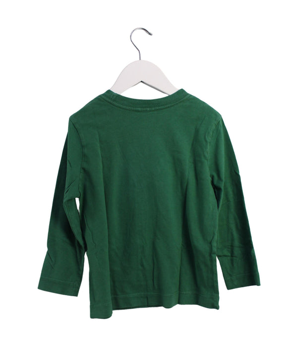 A Green Long Sleeve Tops from Hanna Andersson in size 4T for boy. (Back View)
