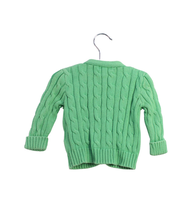 A Green Cardigans from Ralph Lauren in size 3-6M for boy. (Back View)