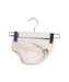 A White Swim Diapers from Charlie Banana in size O/S for neutral. (Front View)