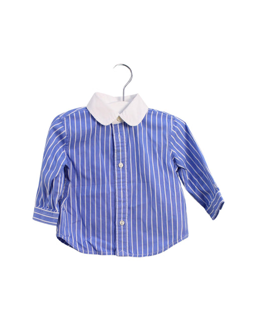 A Blue Shirts from Ralph Lauren in size 3-6M for boy. (Front View)