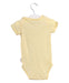 A Yellow Short Sleeve Bodysuits from Kisette in size 3-6M for neutral. (Back View)