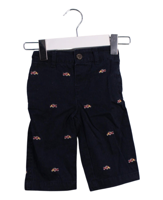 A Navy Casual Pants from Ralph Lauren in size 3-6M for boy. (Front View)