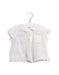 A White Short Sleeve Tops from Marie Chantal in size 3-6M for girl. (Front View)