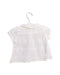 A White Short Sleeve Tops from Marie Chantal in size 3-6M for girl. (Back View)