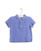 A Blue Short Sleeve Polos from Ralph Lauren in size 6-12M for boy. (Front View)