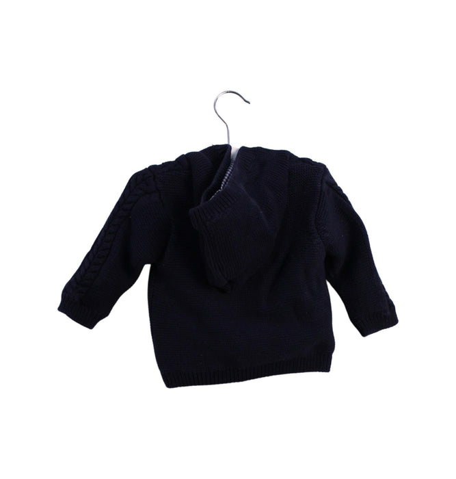 A Navy Lightweight Jackets from Jacadi in size 3-6M for boy. (Back View)