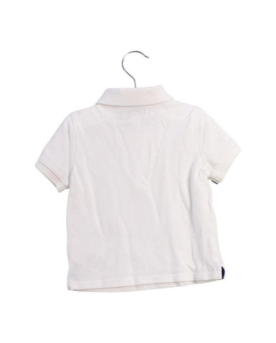A White Short Sleeve Polos from Ralph Lauren in size 6-12M for boy. (Back View)