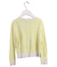 A Yellow Cardigans from Bonpoint in size 4T for girl. (Back View)