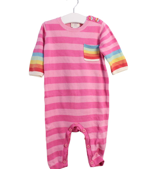 A Pink Long Sleeve Jumpsuits from Bonnie Baby in size 12-18M for girl. (Front View)