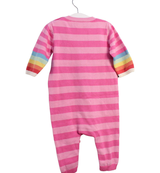 A Pink Long Sleeve Jumpsuits from Bonnie Baby in size 12-18M for girl. (Back View)