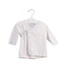 A White Long Sleeve Tops from Mides in size 0-3M for girl. (Front View)