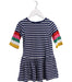 A Navy Short Sleeve Dresses from Boden in size 2T for girl. (Front View)