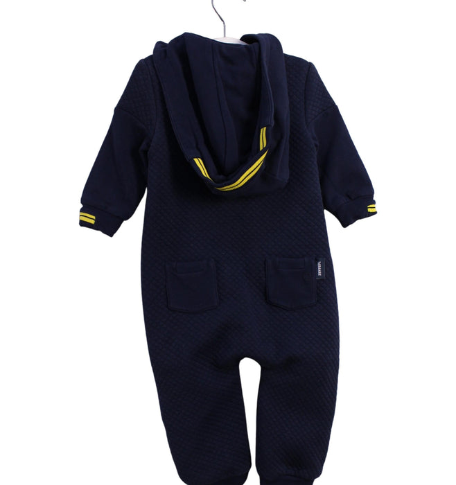 A Navy Long Sleeve Jumpsuits from Ferrari in size 0-3M for boy. (Back View)