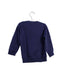 A Navy Crewneck Sweatshirts from Lilly + Sid in size 12-18M for boy. (Back View)