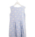 A Blue Sleeveless Dresses from Jacadi in size 10Y for girl. (Back View)