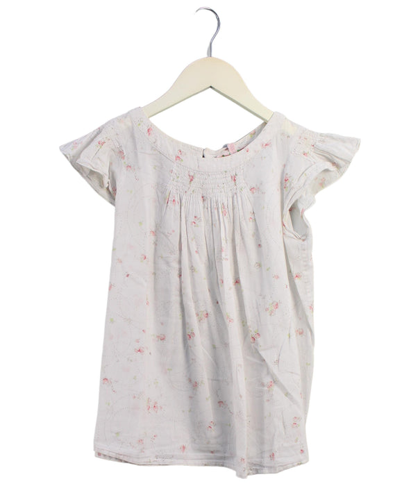 A White Short Sleeve Tops from Bonpoint in size 10Y for girl. (Front View)