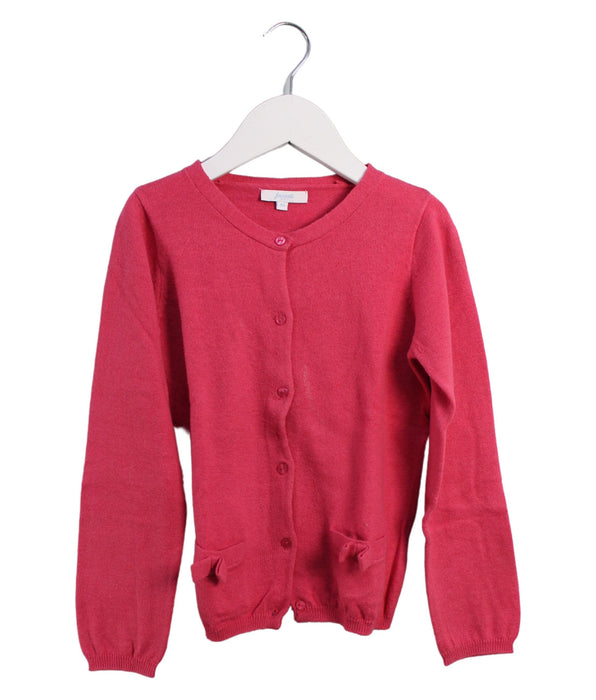 A Pink Cardigans from Jacadi in size 8Y for girl. (Front View)