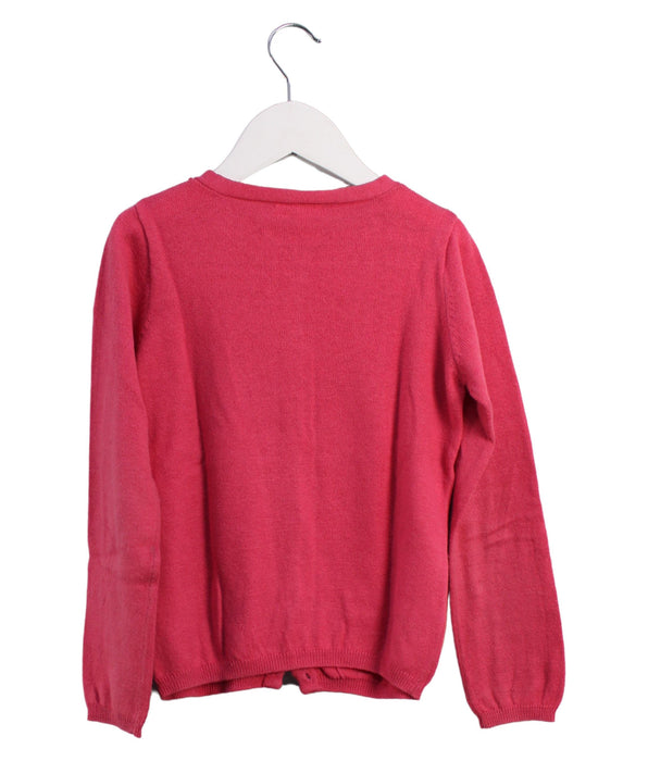 A Pink Cardigans from Jacadi in size 8Y for girl. (Back View)