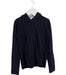 A Navy Cardigans from Jacadi in size 8Y for girl. (Front View)