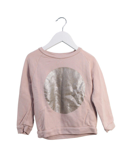 A Pink Crewneck Sweatshirts from COS in size 2T for girl. (Front View)