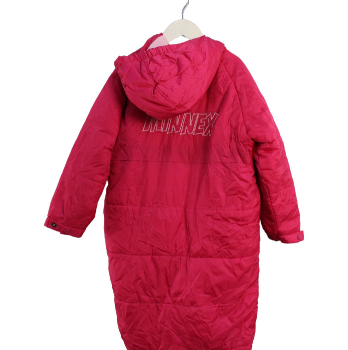 A Pink Puffer/Quilted Coats & Outerwear from Minnex in size 5T for girl. (Back View)