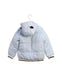 A Blue Puffer/Quilted Jackets from Kingkow in size 6T for boy. (Back View)
