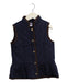 A Navy Outerwear Vests from Janie & Jack in size 5T for girl. (Front View)