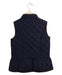 A Navy Outerwear Vests from Janie & Jack in size 5T for girl. (Back View)