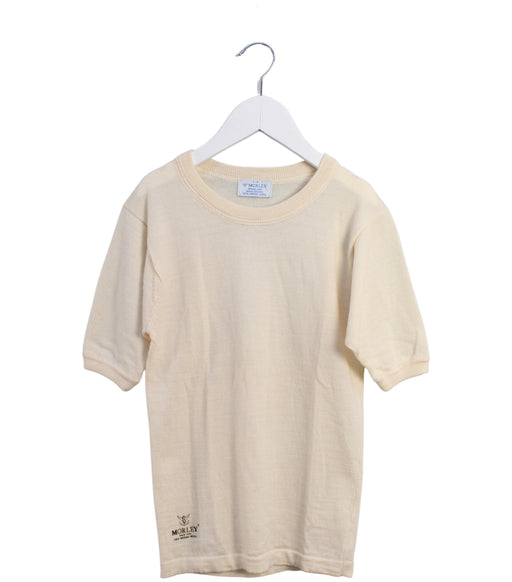 A Ivory Short Sleeve Tops from Morley in size 7Y for boy. (Front View)
