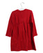 A Red Long Sleeve Dresses from Chicco in size 2T for girl. (Back View)