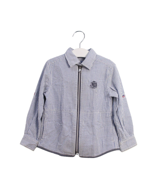 A Blue Lightweight Jackets from J.Press in size 4T for boy. (Front View)