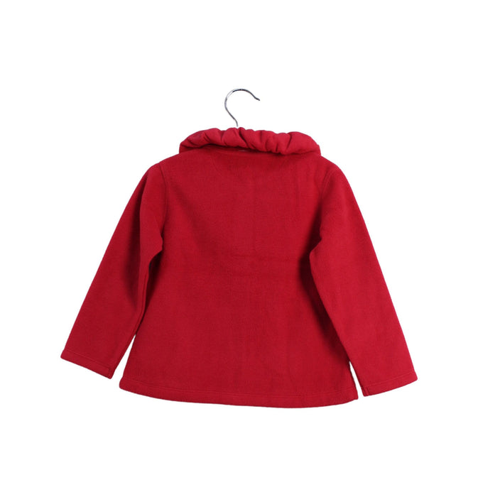 A Red Lightweight Jackets from La Compagnie des Petits in size 2T for girl. (Back View)