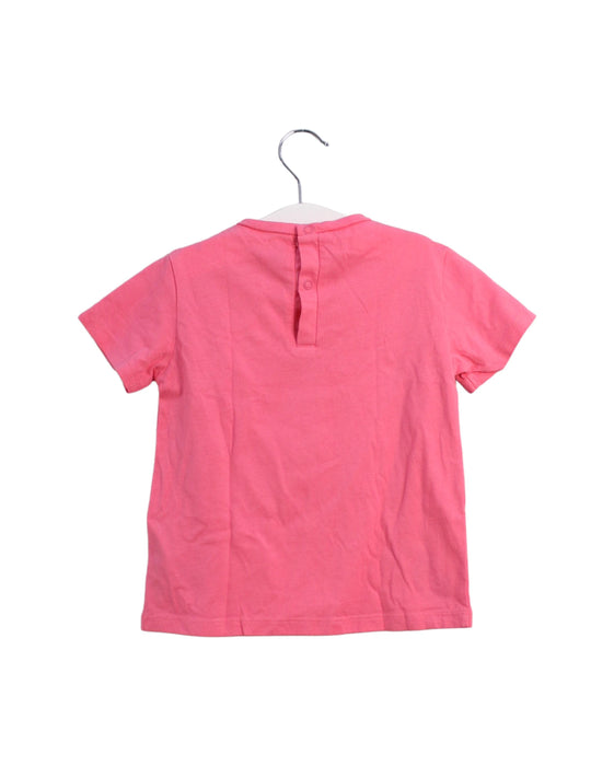 A Pink Short Sleeve T Shirts from La Compagnie des Petits in size 4T for girl. (Back View)