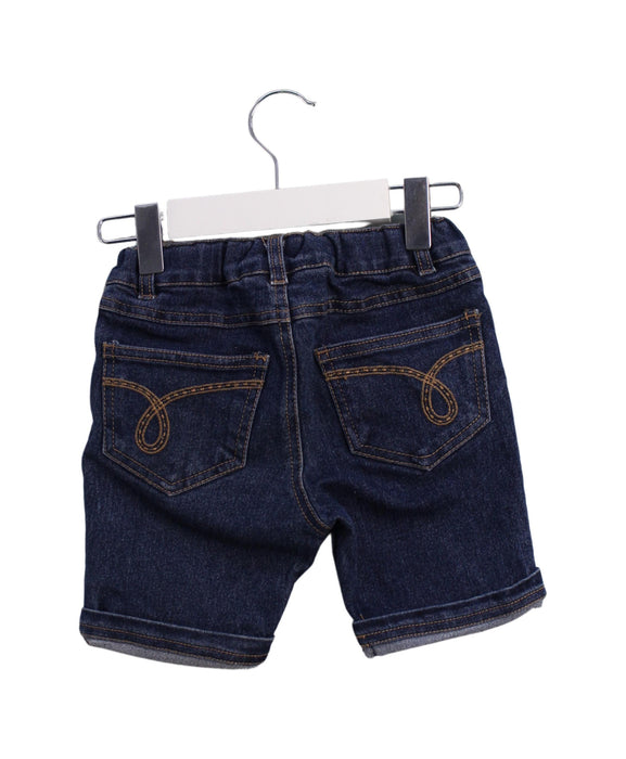 A Navy Shorts from Calvin Klein in size 4T for girl. (Back View)