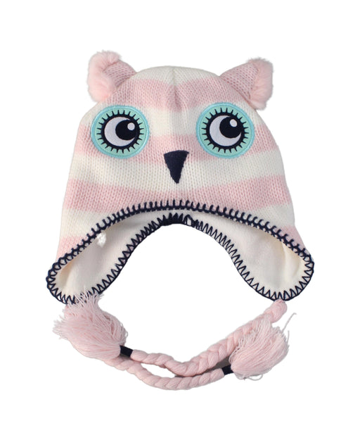 A Pink Beanies from Seed in size O/S for girl. (Front View)