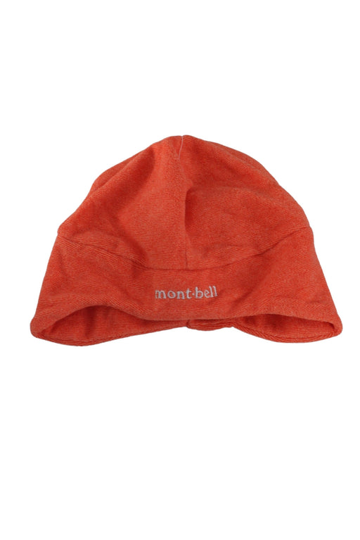 A Orange Beanies from Mont-bell in size O/S for girl. (Front View)